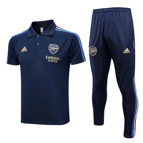 Polo Arsenal Conjunto Completo 2023-24 Azul